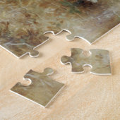 Puzzle Fille soif buvant d'un Jug (Paysage rural) (Côté)