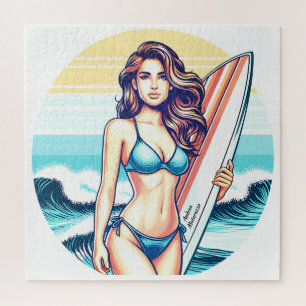 Puzzle Fille Sport & Surf