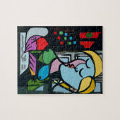 Puzzle Fille sur tablette 2 (Horizontal)