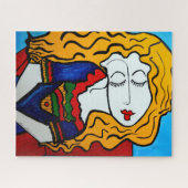PUZZLE FILLE TIMIDE (Horizontal)