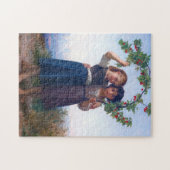Puzzle Filles avec la Branche Cerise, Bouguereau (Horizontal)