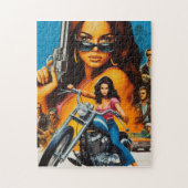 Puzzle Filles de motard rétro (Vertical)