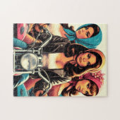 Puzzle Filles de motards rétro (Horizontal)