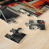 Puzzle Filles gothiques tatouées mignonnes rétro (Côté)