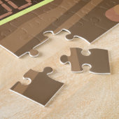 Puzzle Filles main poussant sur le bouton snooze du révei (Côté)