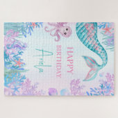 Puzzle Filles Mermaid Bash sous la mer 1er anniversaire (Horizontal)