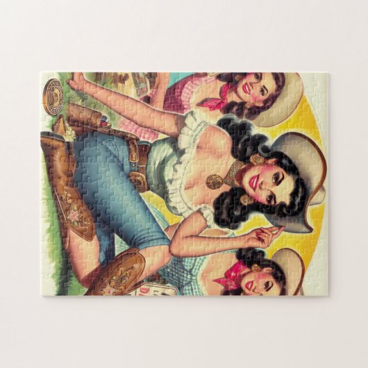 Puzzle Filles vintages (Horizontal)