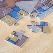 Puzzle Film Star Actrice Vieux Hollywood portrait d'art (Côté)