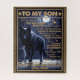 Puzzle Fils d'amour Lettre à mon fils Ne vous sentez jam