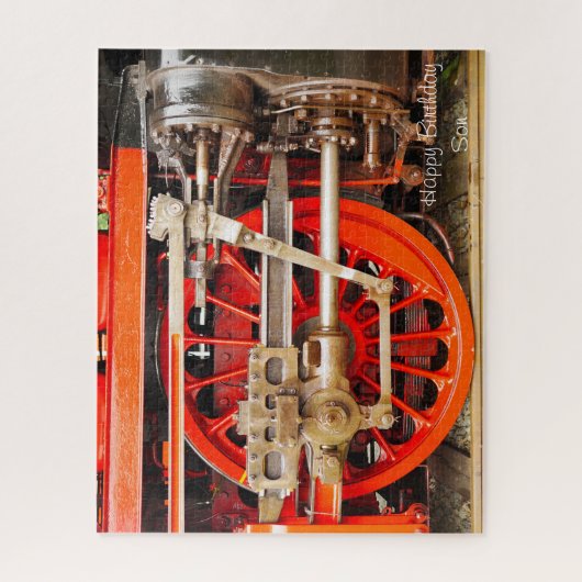 Puzzle Fils d'anniversaire. (Vertical)