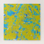 Puzzle Fils jaunes, bleus et blancs (Horizontal)