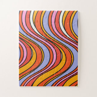 Puzzle Fils psychédéliques rétro Hippie