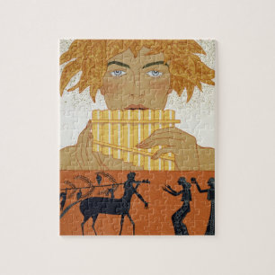 Puzzle Filtrez le joueur de pipeau, illustration de "Les