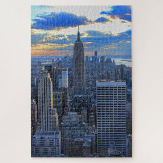 Puzzle Fin de l'après-midi NYC Skyline à l'approche du co
