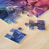Puzzle Fin De L'Art Abstrait Arc-En-Ciel (Côté)