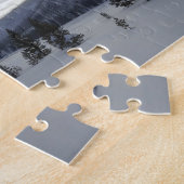 Puzzle Fin d'une journée de neige dans le parc national d (Côté)