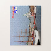 Puzzle Finlande - Helsinki - Helsingfors - (Vertical)