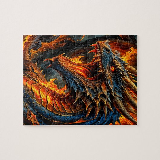 Puzzle Fire Dragon (Horizontal)