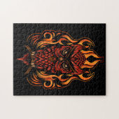 Puzzle Fire owl (Horizontal)