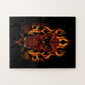 Puzzle Fire owl (Horizontal)