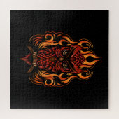 Puzzle Fire owl (Horizontal)