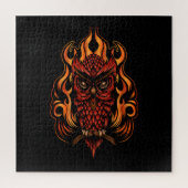 Puzzle Fire owl (Vertical)