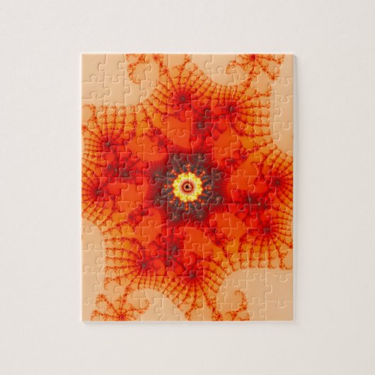 Puzzle Fire Web - Art fractal (Vertical)