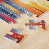 Puzzle Firefighter American Flag (Côté)