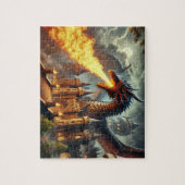 Puzzle Firestorm Guardian : La colère mythique du dragon (Vertical)