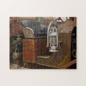 Puzzle Firetruck antique (Horizontal)
