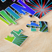 Puzzle First Name "KEVIN", Fun "HAPPY BIRTHDAY" (Côté)