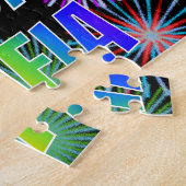 Puzzle First Name "SOFIA", Fun "HAPPY BIRTHDAY" (Côté)