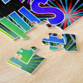 Puzzle First Name "TRAVIS", Fun "HAPPY BIRTHDAY" (Côté)