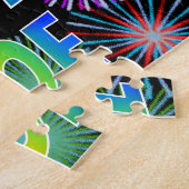 Puzzle First Name "ZOE", Fun "HAPPY BIRTHDAY" (Côté)