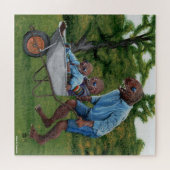 Puzzle Fish Man Automne Amusants Imaginaire Art Grand Puz (Horizontal)