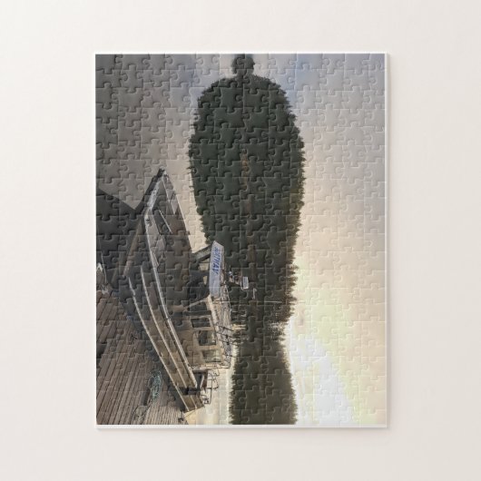 Puzzle fishing boat legpuzzel (Verticaal)