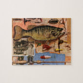 Puzzle Fishing Still Life par John Atherton (Horizontal)