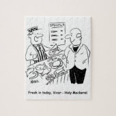 Puzzle Fishmonger propose un dessin Vicar Holy Mackerel (Vertical)