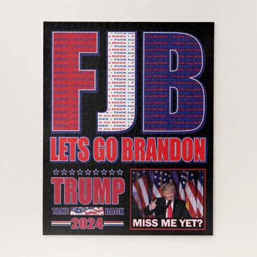 Puzzle FJB - Trump me manque encore (Vertical)