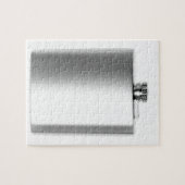 Puzzle Flacon de hanche d'acier inoxydable (Horizontal)