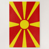 Puzzle Flag de Macedonia (Vertical)