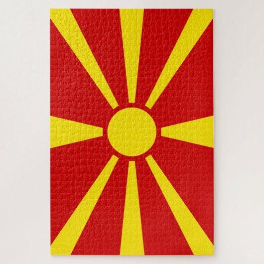 Puzzle Flag de Macedonia (Vertical)