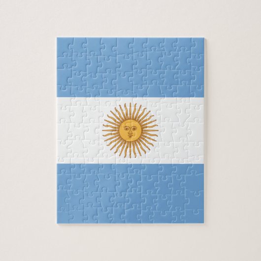 Puzzle Flag of Argentina (Vertical)