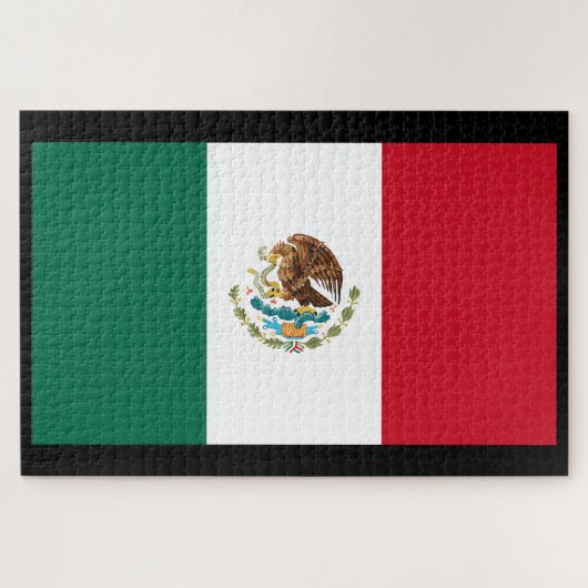 Puzzle Flag of Mexico (Horizontal)