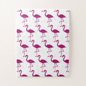 Puzzle Flamant brillant flamingo parties scintillant rose (Vertical)
