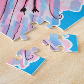 Puzzle Flamant Hydraté (Côté)