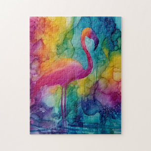 Puzzle Flamant Prisme