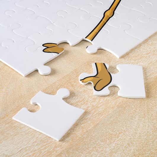 Puzzle Flamant rose à Yoga Exercice d'étirement (Côté)