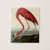 Puzzle Flamant rose américain Audubon (Vertical)