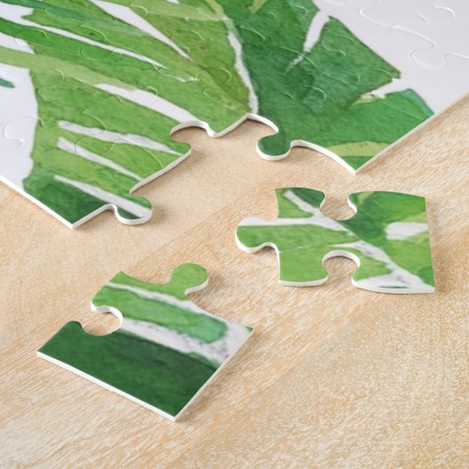 Puzzle Flamant rose et Palms (Côté)